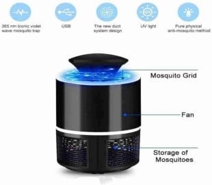 Electric Mosquito Killer Lamp - USB Rechargeable Insect Fly Machine for Home, Kitchen, Kids' Bedroom